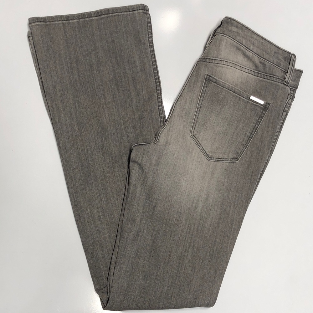 WHBM high rise skinny flare jeans size 4